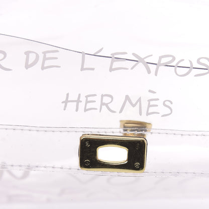 Hermes Vinyl Souvenir De L'Exposition Kelly Transparent 6 of 12