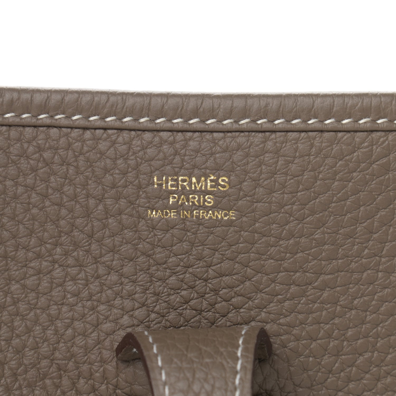 Hermes Taurillon Clemence Evelyne III PM Etoupe 6 of 10