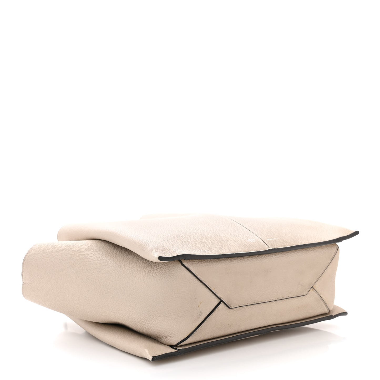 Baby Grained Calfskin Medium Tri-Fold Bag Powder