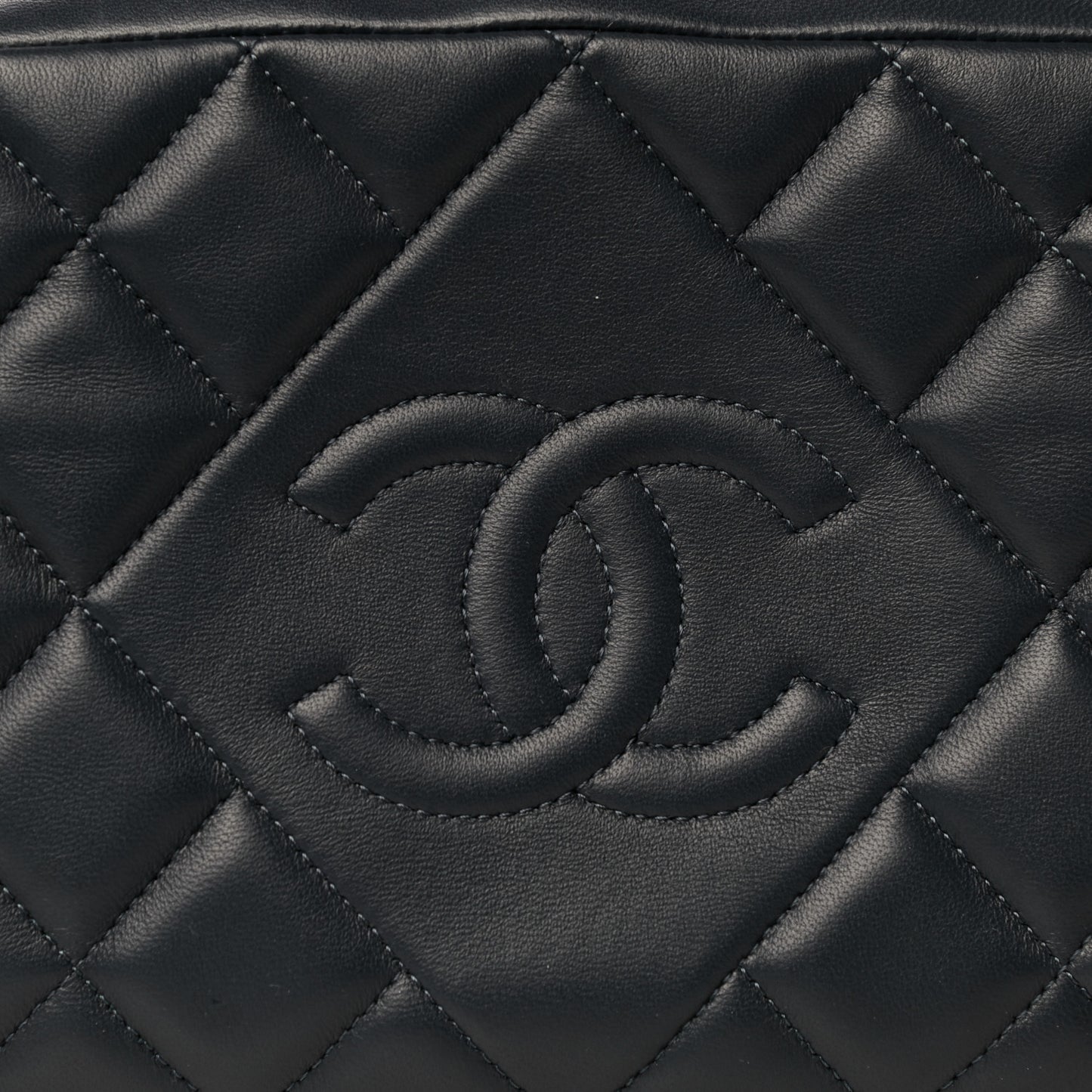 Lambskin Diamond CC Small Camera Case Dark Blue