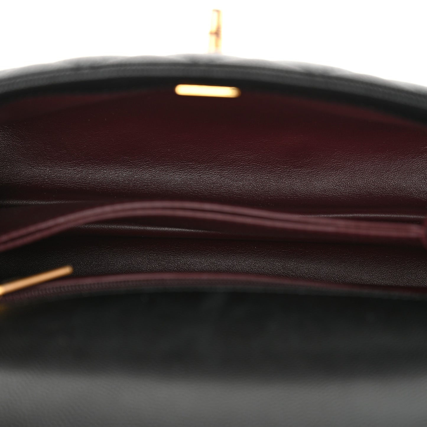 Caviar Quilted Mini Coco Chain Handle Flap Black