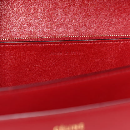 Celine Box Calfskin Medium Classic Box Flap Bag Red 7 of 11