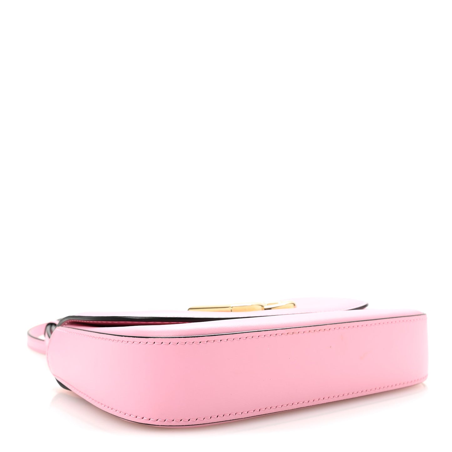 Calfskin 3.5 Flap Crossbody Bag Pink