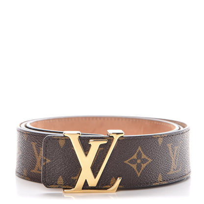 Louis Vuitton Monogram 40mm LV Initiales Belt 110 44 1 of 10