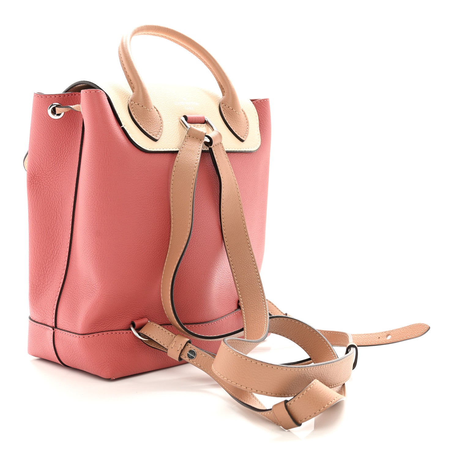 Louis Vuitton Calfskin Lockme Backpack Pink 3 of 11