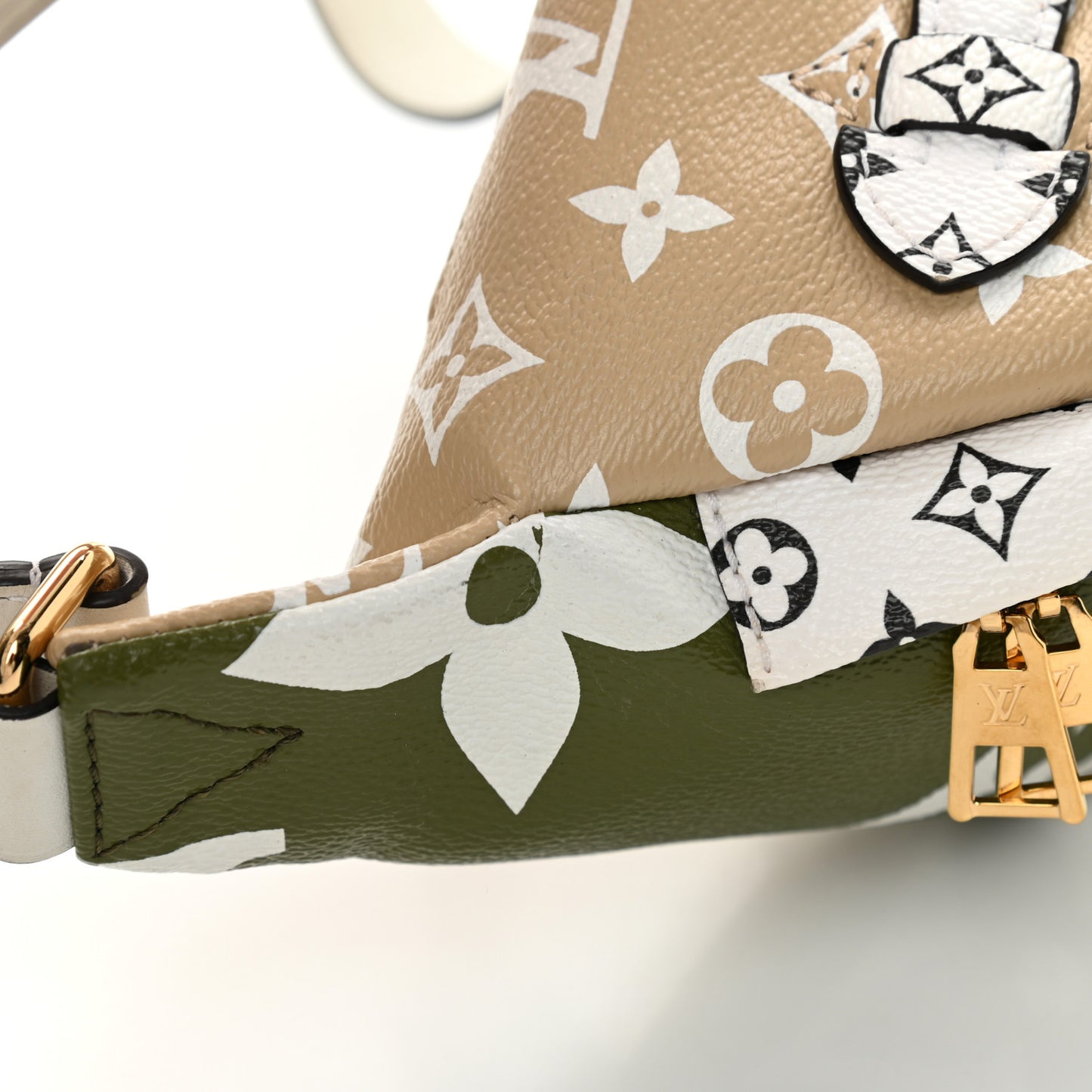 Monogram Giant Bumbag Kaki Beige