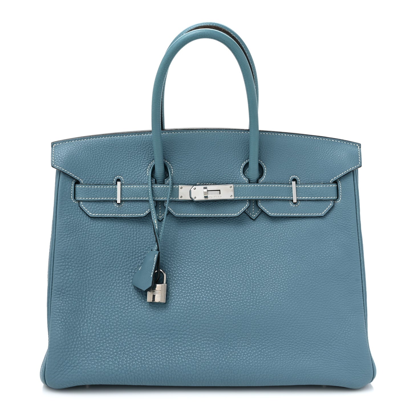 Togo Birkin 35 Blue Jean