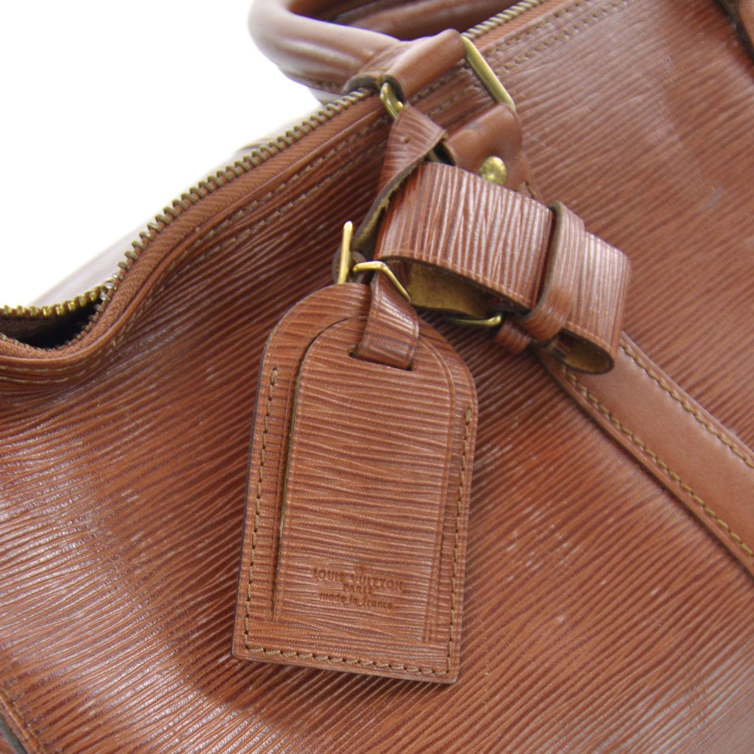 Louis Vuitton Epi Keepall 45 Travel Bag Fawn 4 of 11