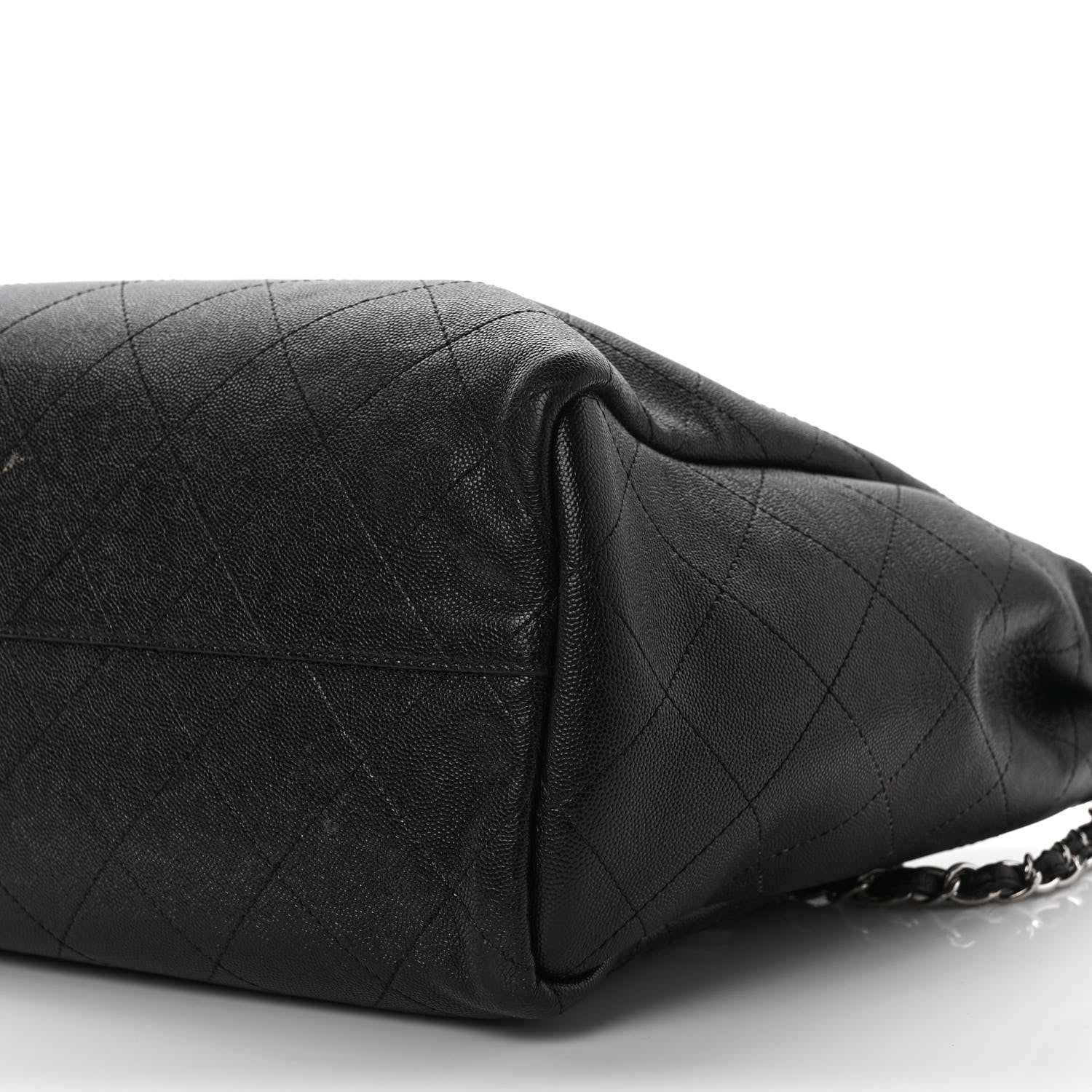 Chanel Caviar Stitched Large Shopping Tote Black 8 of 11