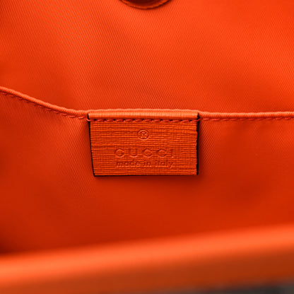 Gucci GG Supreme Monogram Banana Childrens Tote Beige Ebony Multicolor Carrot Orange 6 of 10