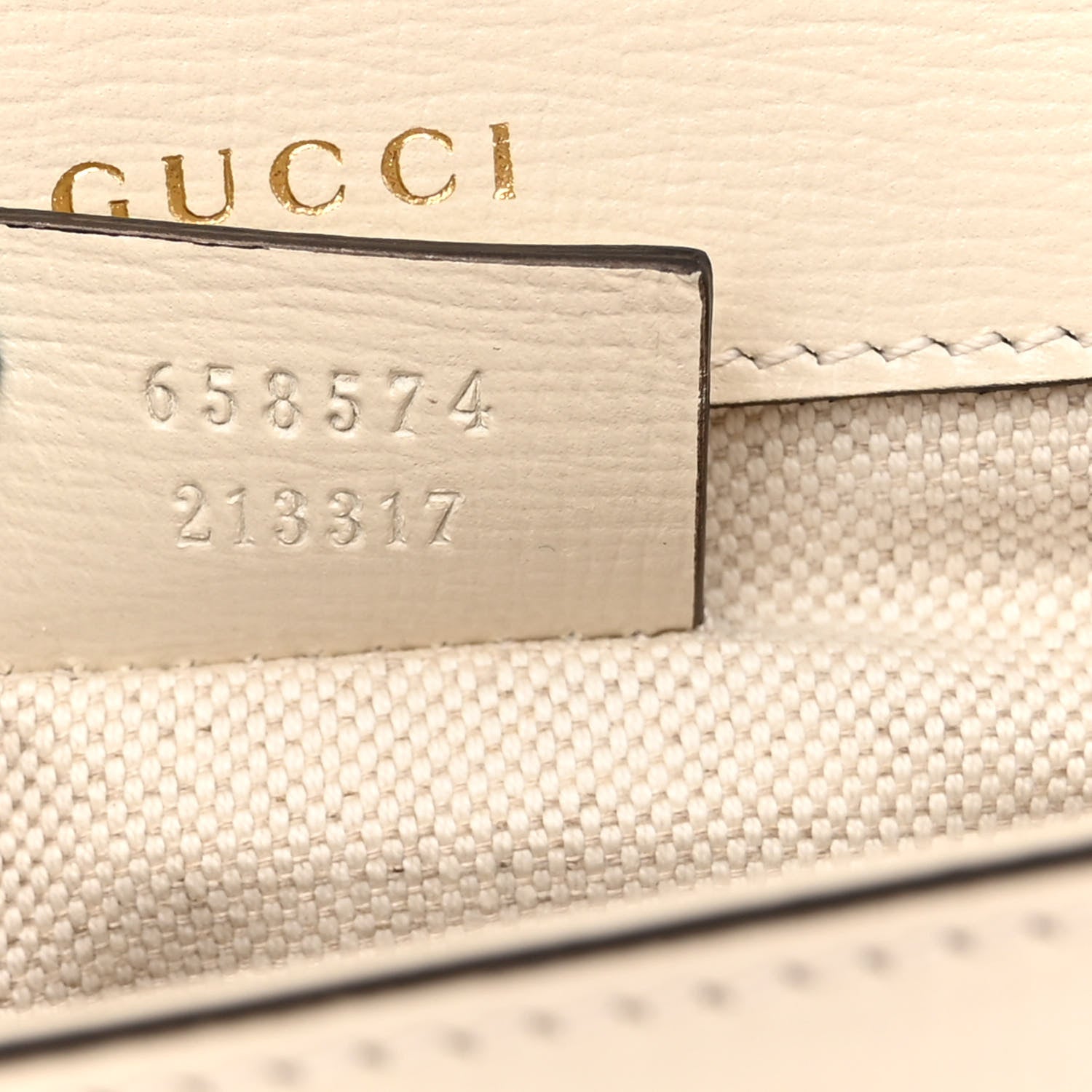 Gucci GG Supreme Monogram Web Mini Horsebit 1955 Shoulder Bag Beige Mystic White 7 of 10