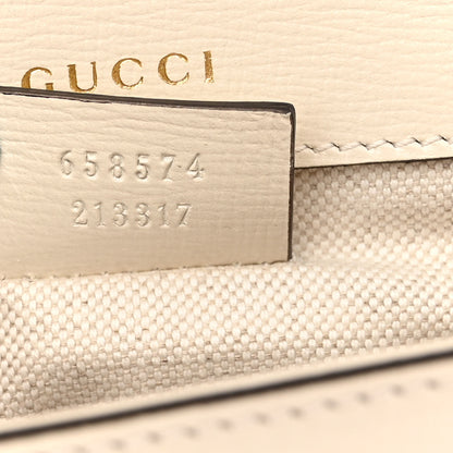 Gucci GG Supreme Monogram Web Mini Horsebit 1955 Shoulder Bag Beige Mystic White 7 of 10