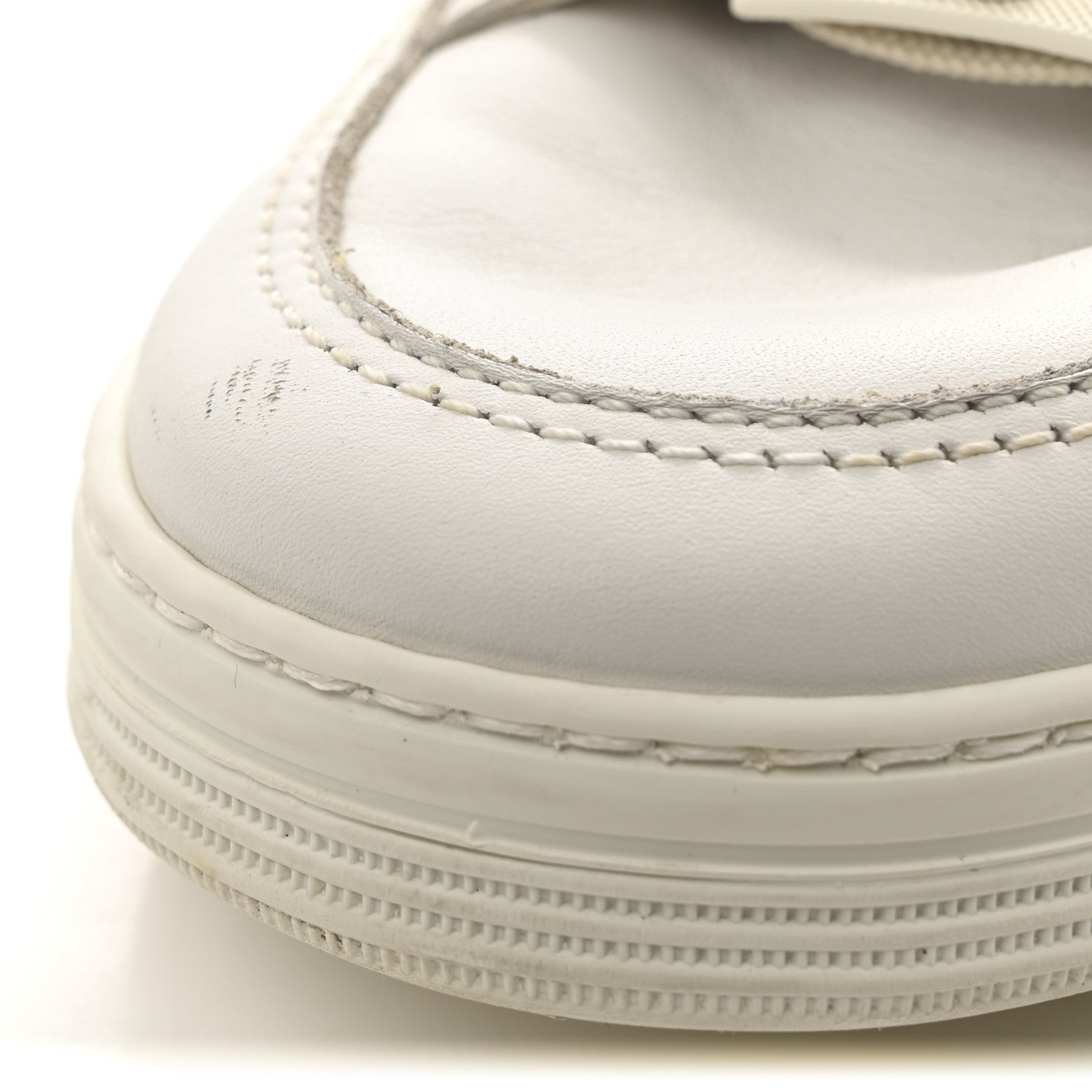 Chanel Calfskin Womens CC Logo Sneakers 38.5 White 11 of 12