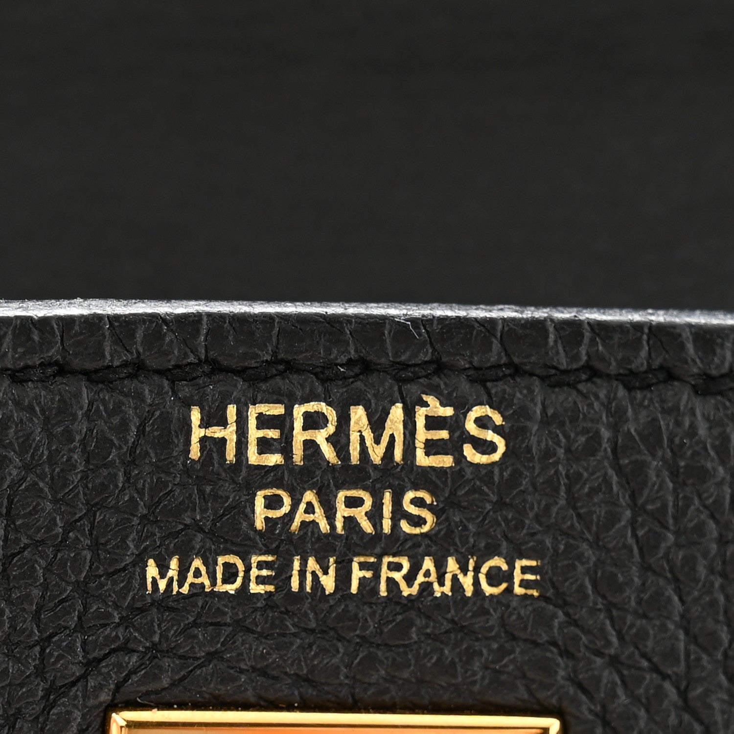 Hermes Togo Kelly Retourne 25 Black 5 of 12