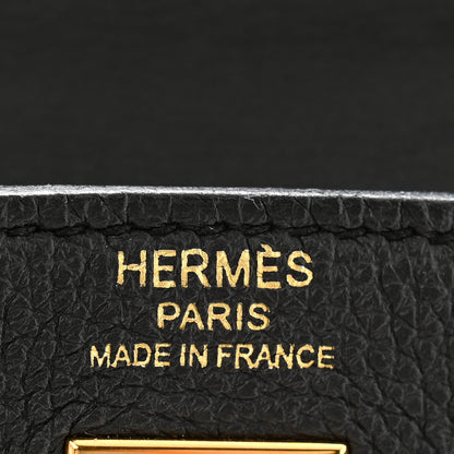 Hermes Togo Kelly Retourne 25 Black 5 of 12