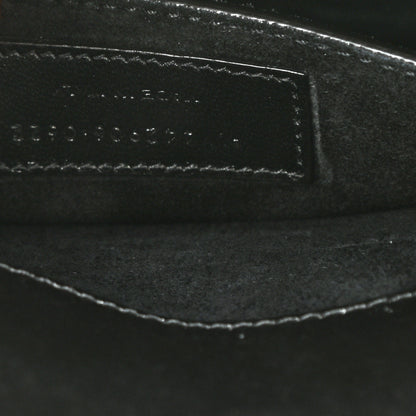 Saint Laurent Calfskin Medium Monogram Monochrome Sunset Black 8 of 9