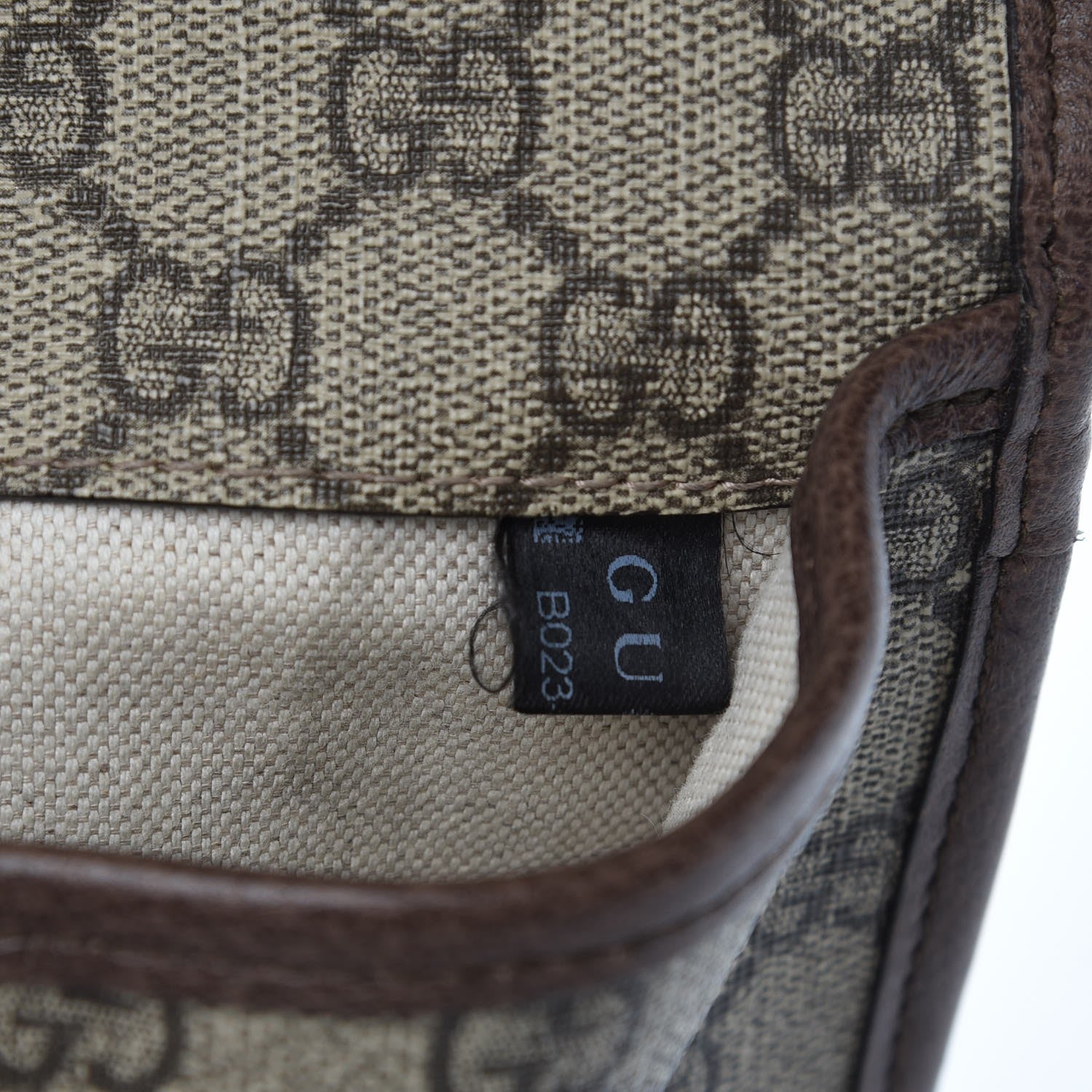 Gucci GG Supreme Monogram Neo Vintage Web Belt Bag Brown 8 of 11