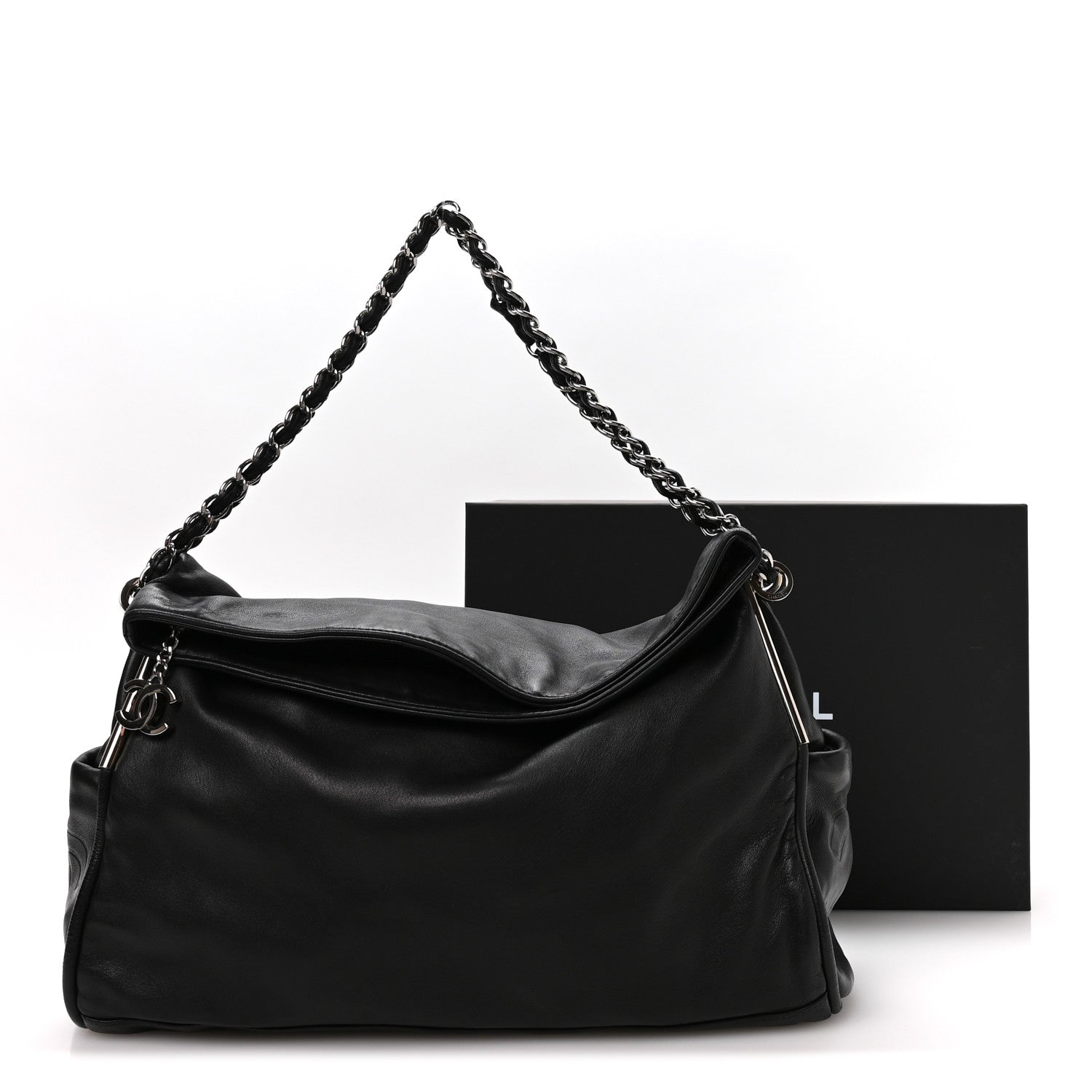 Chanel Lambskin Large Ultimate Soft Tote Black 11 of 11