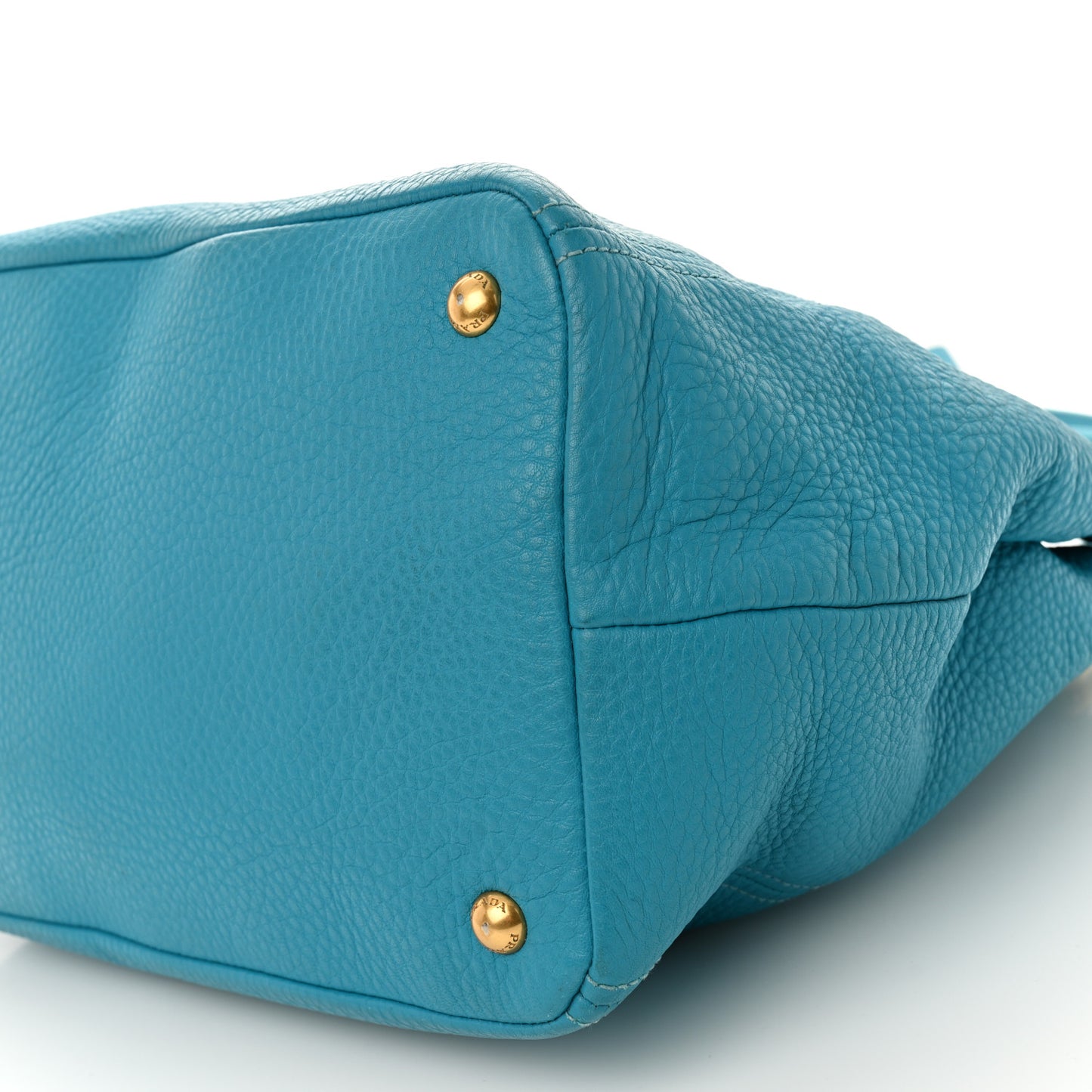 Vitello Daino Tote Turchese