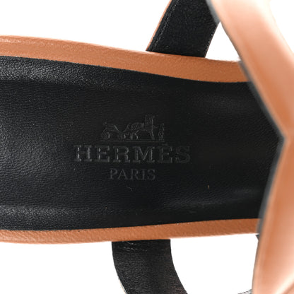 Hermes Nappa Figari 55 Sandals 37.5 Naturel 7 of 9