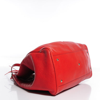 Gucci Pebbled Calfskin Large Soho Shoulder Bag Sun Orange 4 of 9