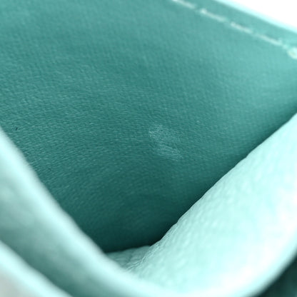 Louis Vuitton Empreinte Monogram LV Charms Card Holder Pearly Lagoon Turquoise 7 of 8