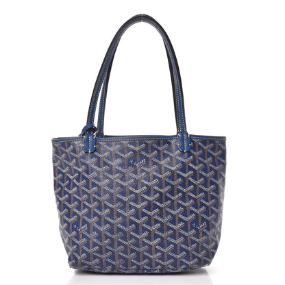 Goyard Saint Louis Junior Jr PM Tote Blue 3 of 26