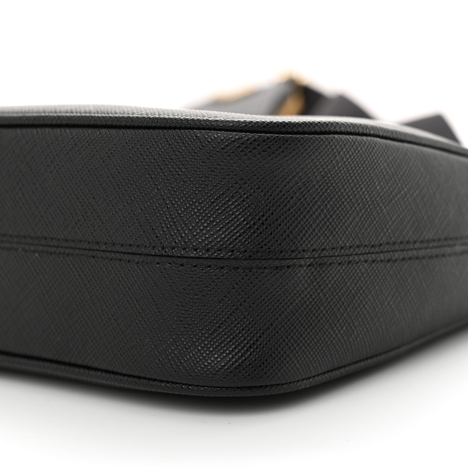 Prada Saffiano Lux Re-Edition 2005 Shoulder Bag Black 9 of 10