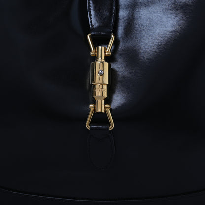 Gucci Boarded Dyana Lux Calfskin Medium Jackie 1961 Hobo Black 10 of 17