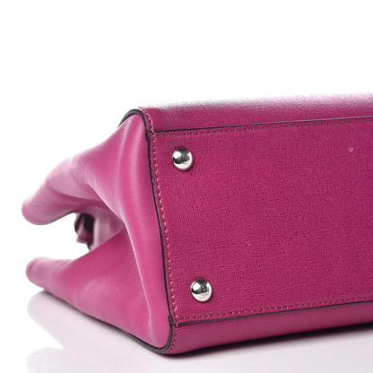 Fendi Vitello Elite Petite 2Jours Tote Magenta 12 of 13