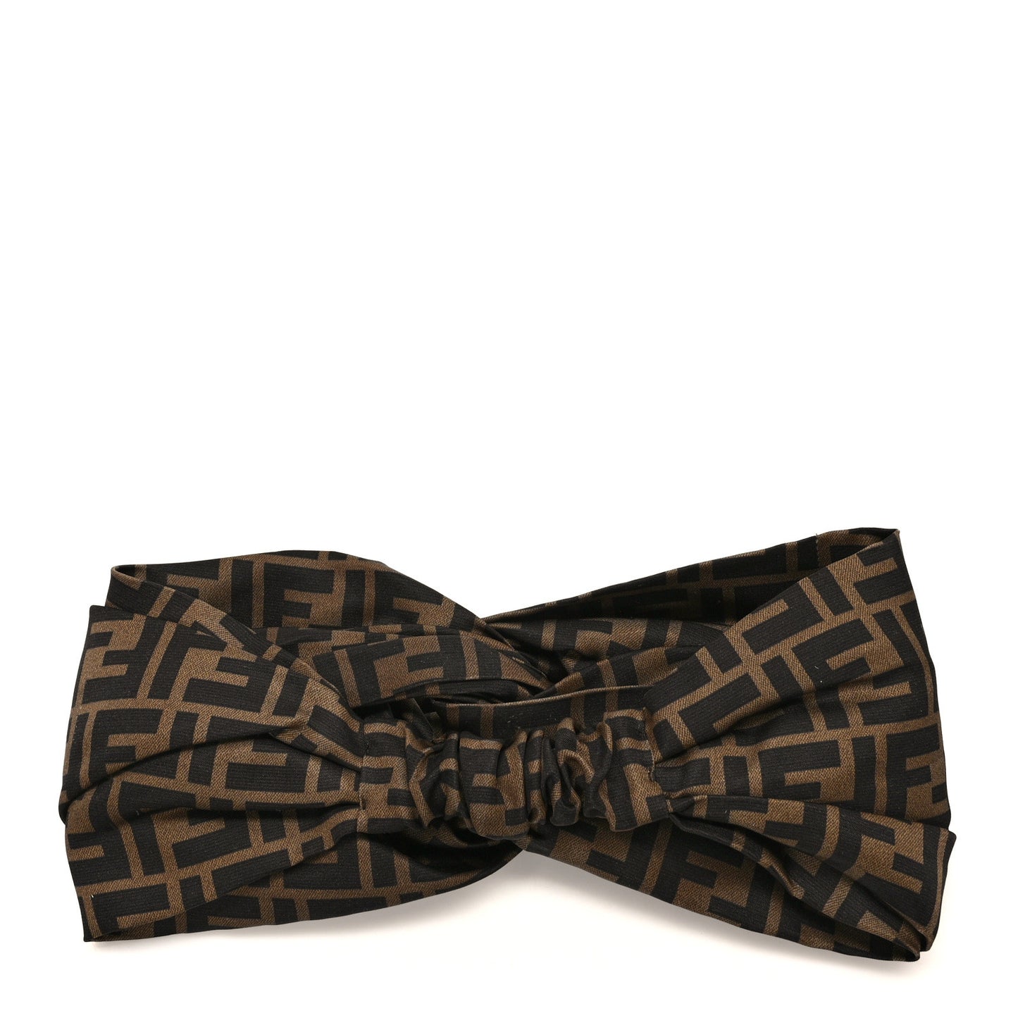 Silk FF Logo Headband Tobacco