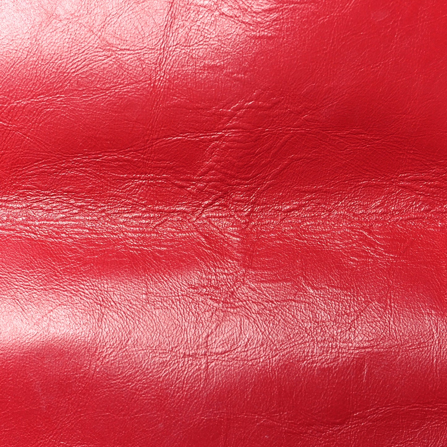 Aged Calfskin Chevron Quilted Backpack Red