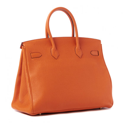 Hermes Togo Birkin 35 Orange 2 of 28