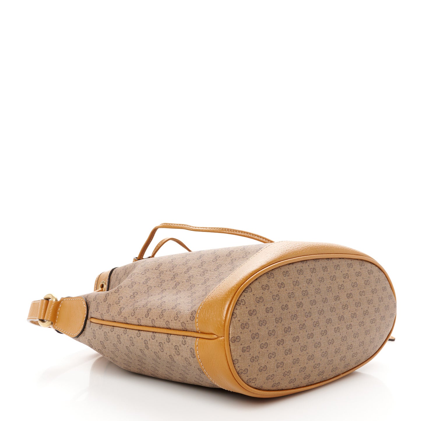 X DISNEY Mini Vintage GG Supreme Monogram Bucket Bag Beige Vintage Sun Oil