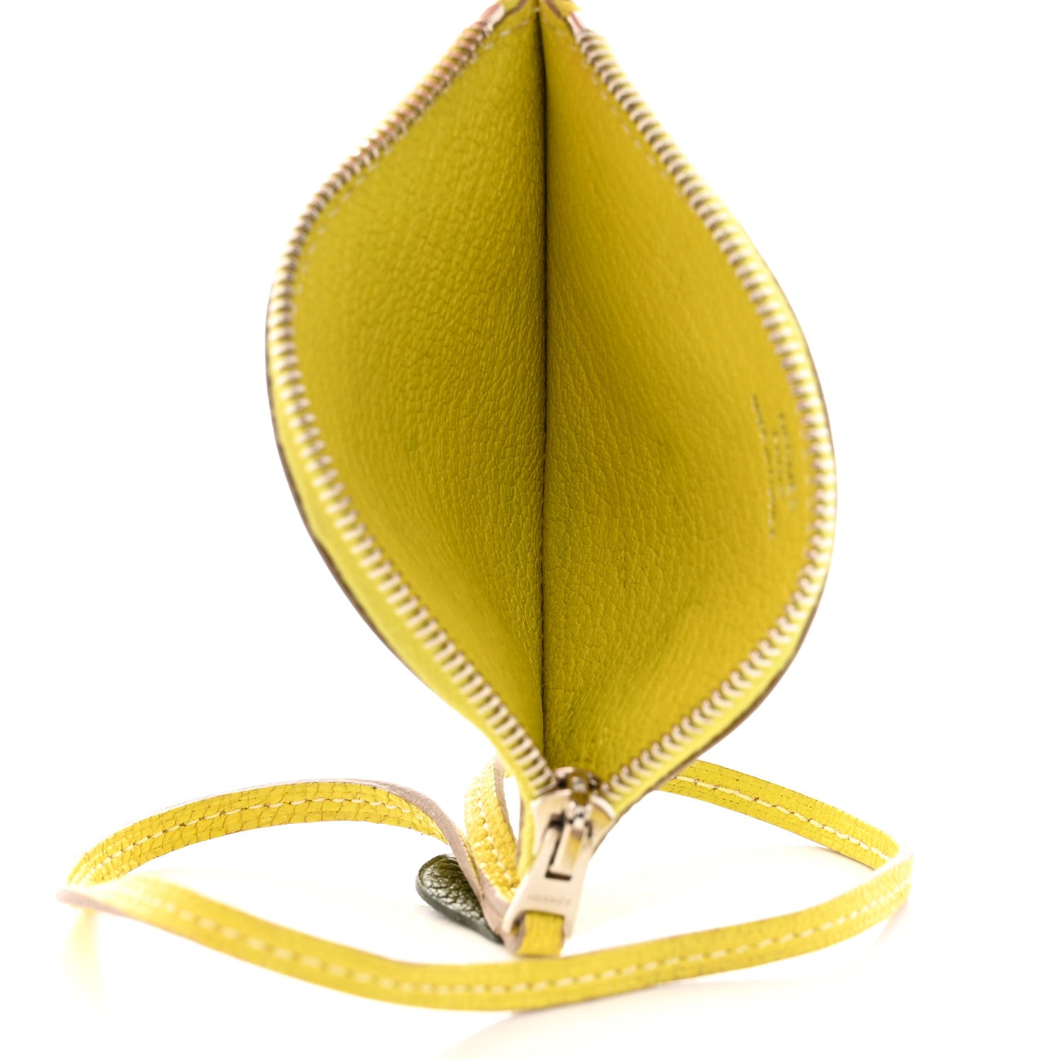 Hermes Chevre Mysore Tutti Frutti Citron Clutch Lime 3 of 5
