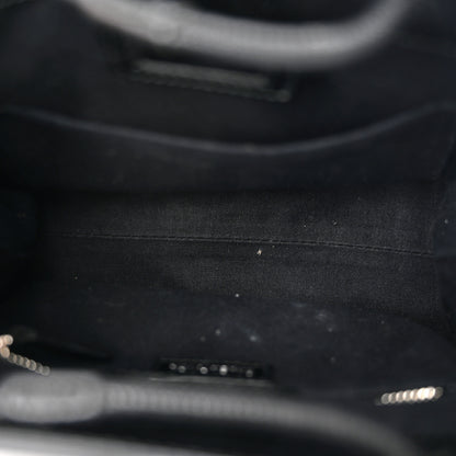 Balenciaga Patent Calfskin Logo Shopping Tote XXS Black 5 of 13