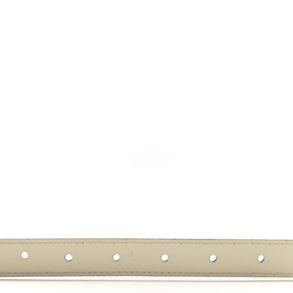 Gucci Calfskin Double G 20mm Belt 75 30 Mystic White 4 of 9