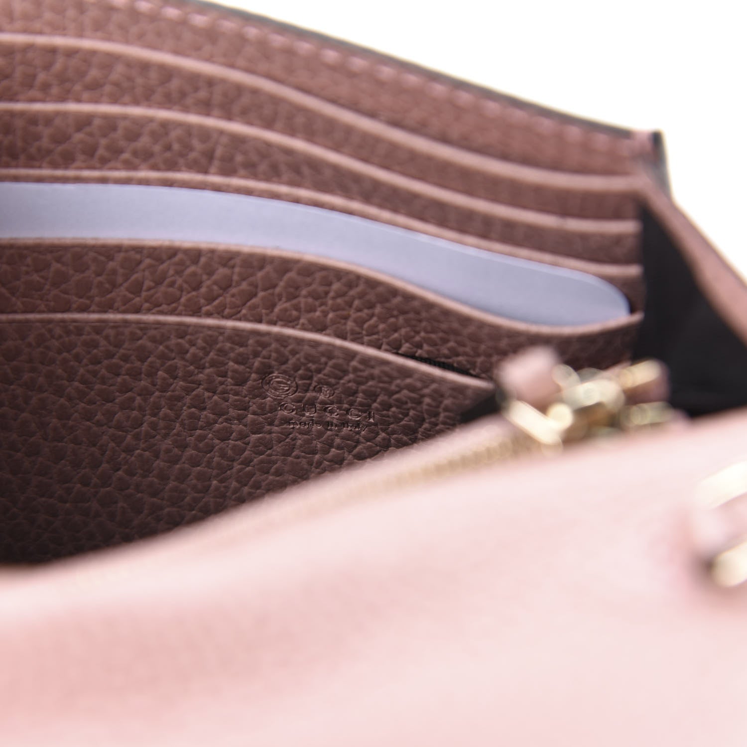 Gucci Dollar Calfskin Medium Betty Chain Wallet Soft Pink 8 of 11