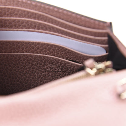 Gucci Dollar Calfskin Medium Betty Chain Wallet Soft Pink 8 of 11