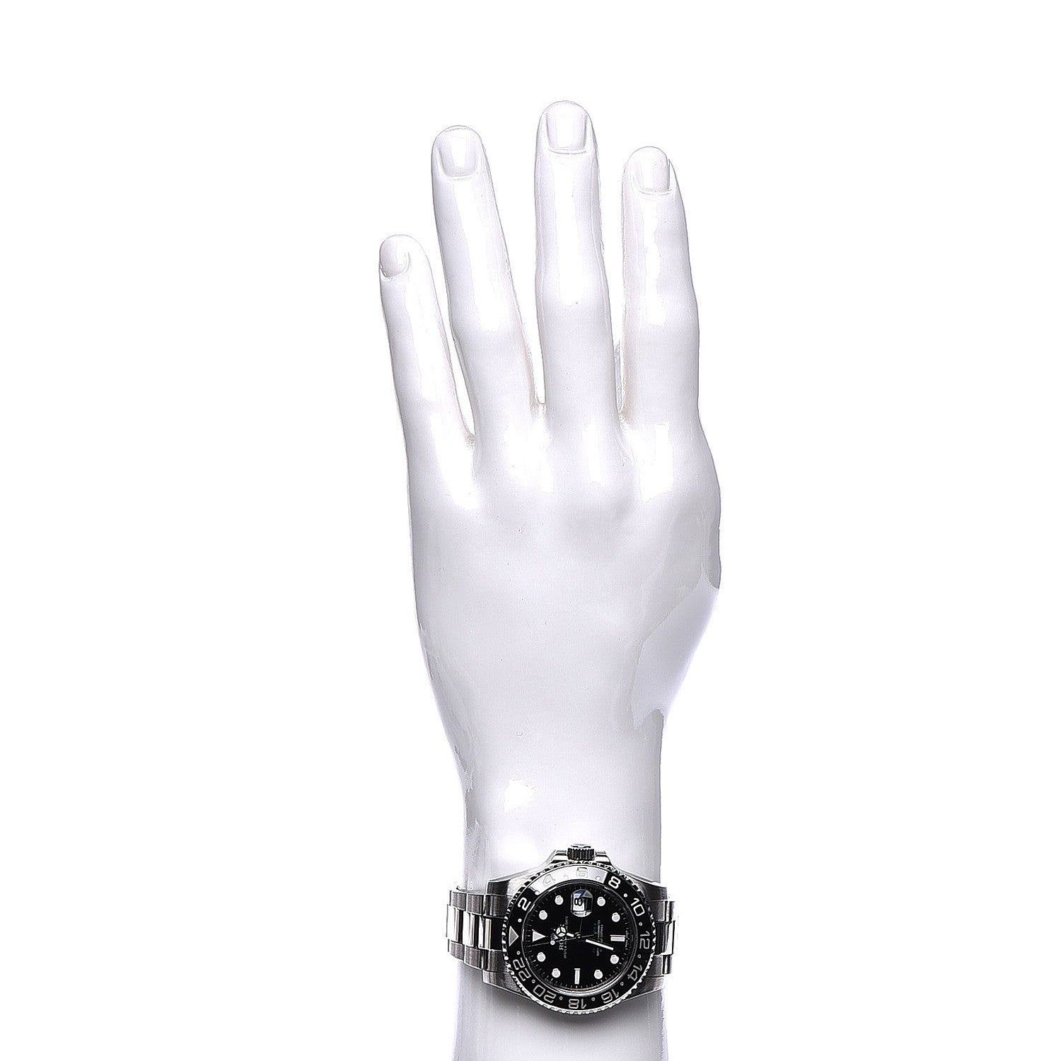 Rolex Stainless Steel 40mm Oyster Perpetual Date GMT Master II Watch Black 116710LN 2 of 8