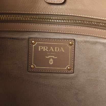 Prada Soft Calf Shopping Tote Caramel 8 of 9