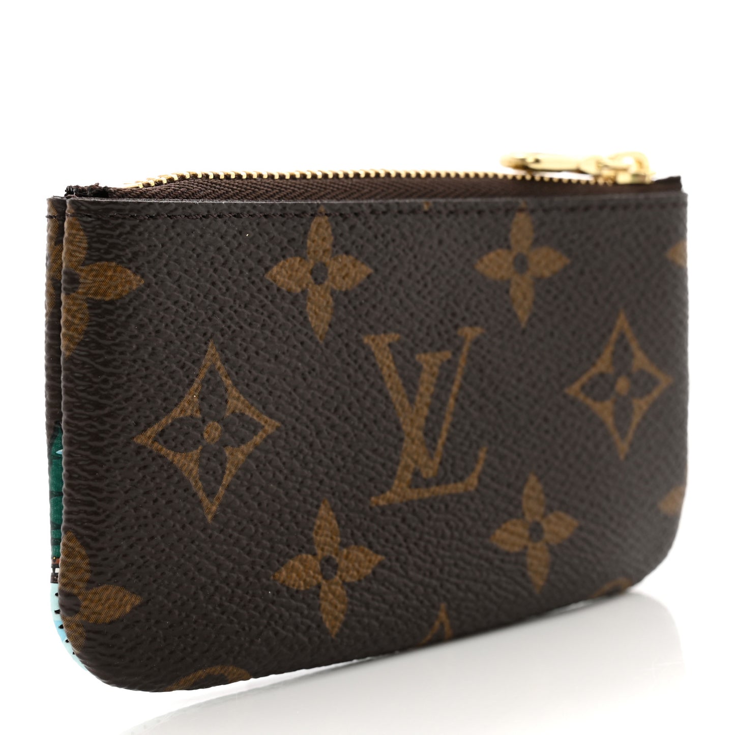 Monogram 2023 Christmas Animation Alpine Key Pouch Pink