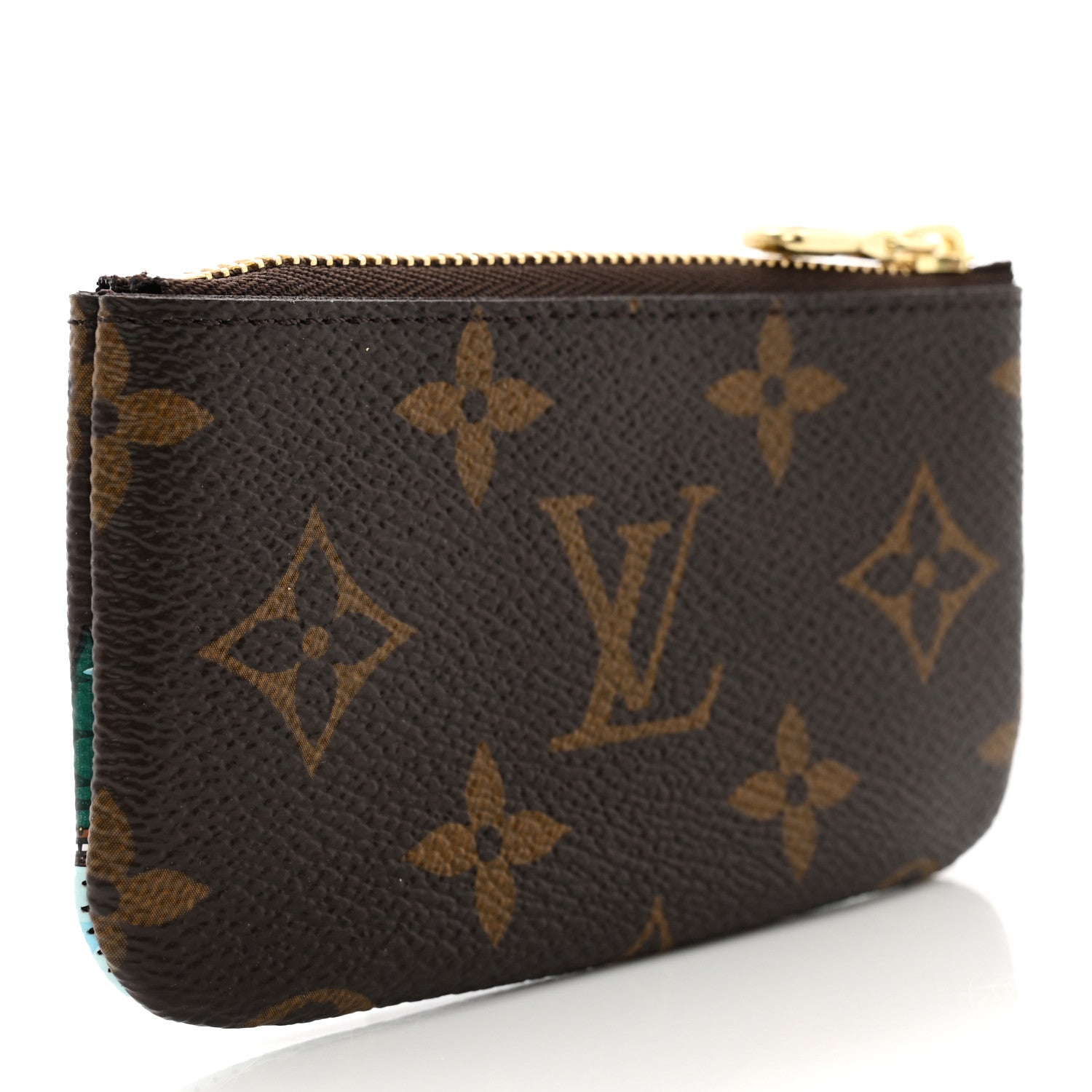 Louis Vuitton Monogram 2023 Christmas Animation Alpine Key Pouch Pink 3 of 7