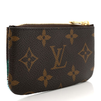 Louis Vuitton Monogram 2023 Christmas Animation Alpine Key Pouch Pink 3 of 7