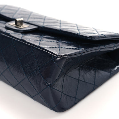 Chanel Aged Calfskin Quilted 2.55 Reissue 226 Flap Navy Blue 9 of 10