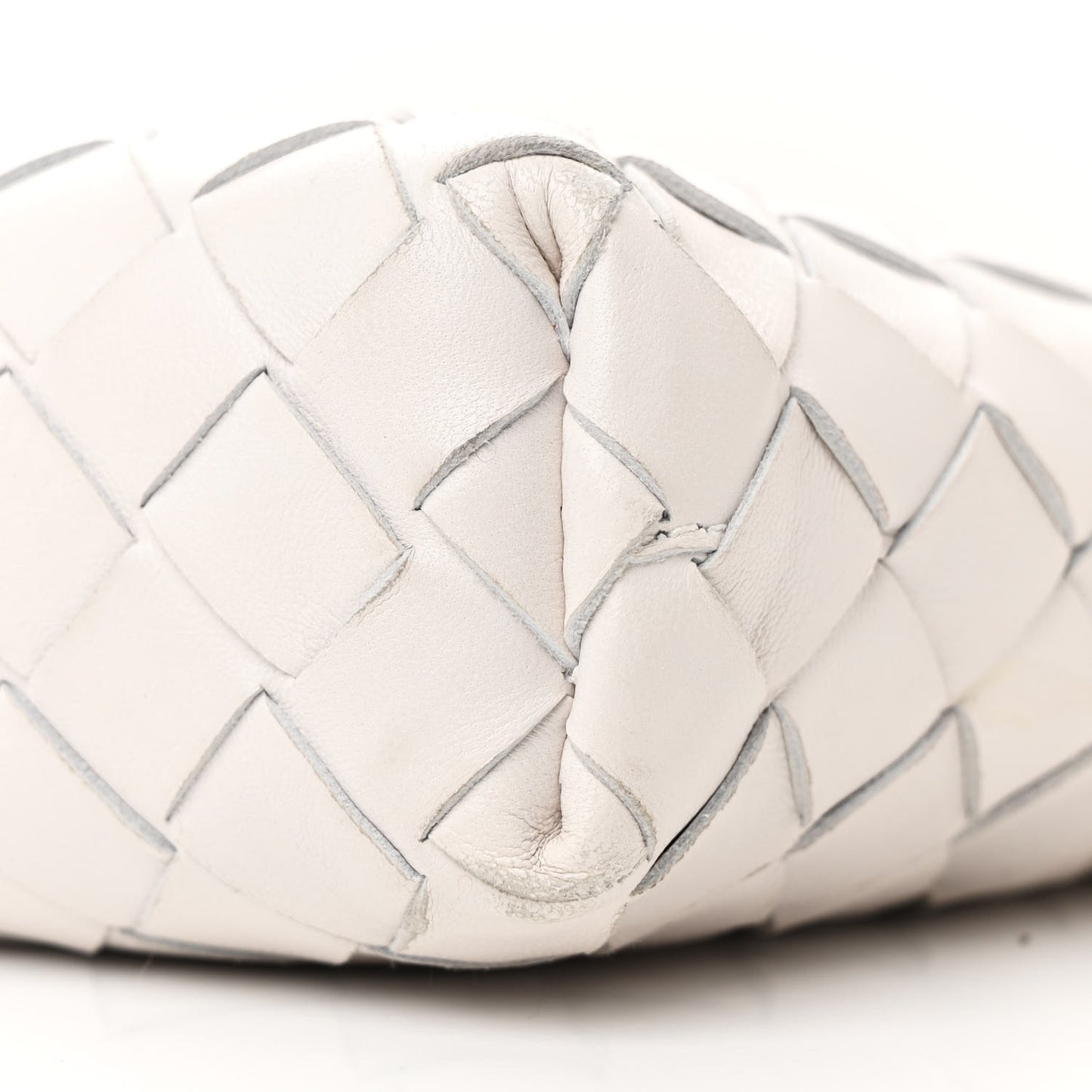 Nappa Intrecciato Crossbody White