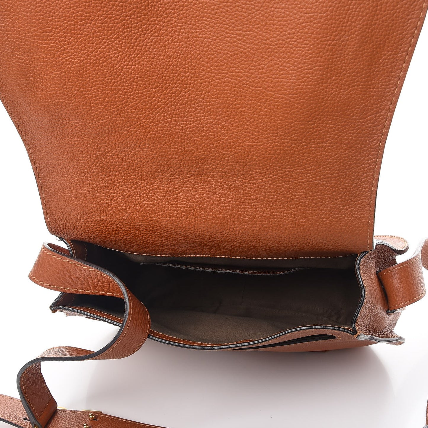 Calfskin Medium Marcie Round Crossbody Bag Tan