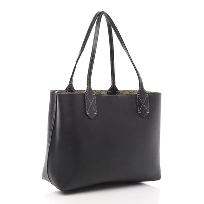 Gucci GG Supreme Monogram Small Reversible Tote Beige Black 6 of 20