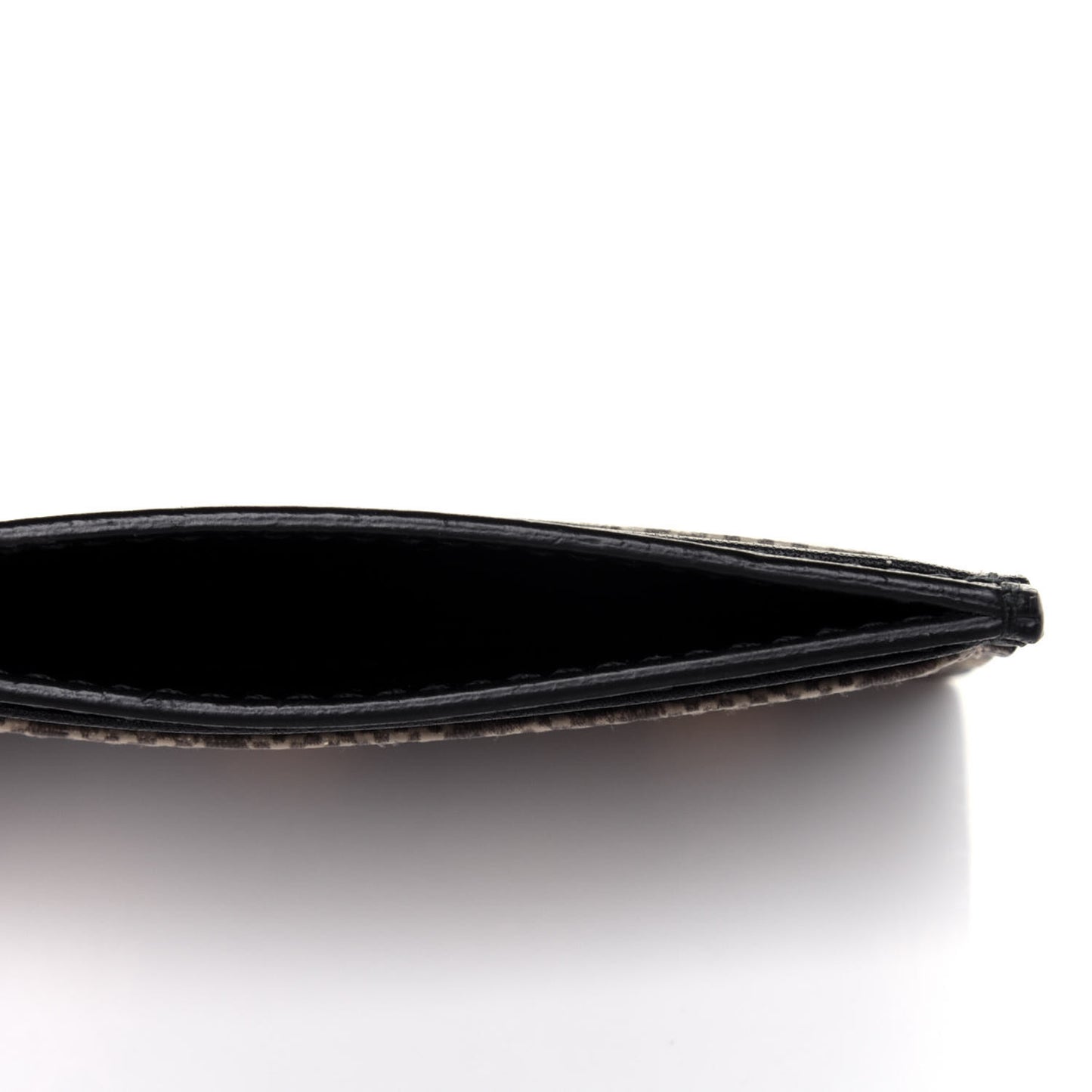 GG Supreme Monogram Bees Card Holder Black