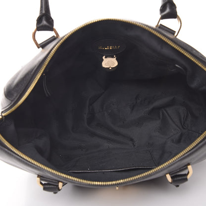 Mulberry Glossy Goatskin Medium Del Rey Satchel Black 5 of 7
